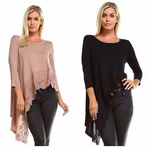 Black Asymmetrical Top